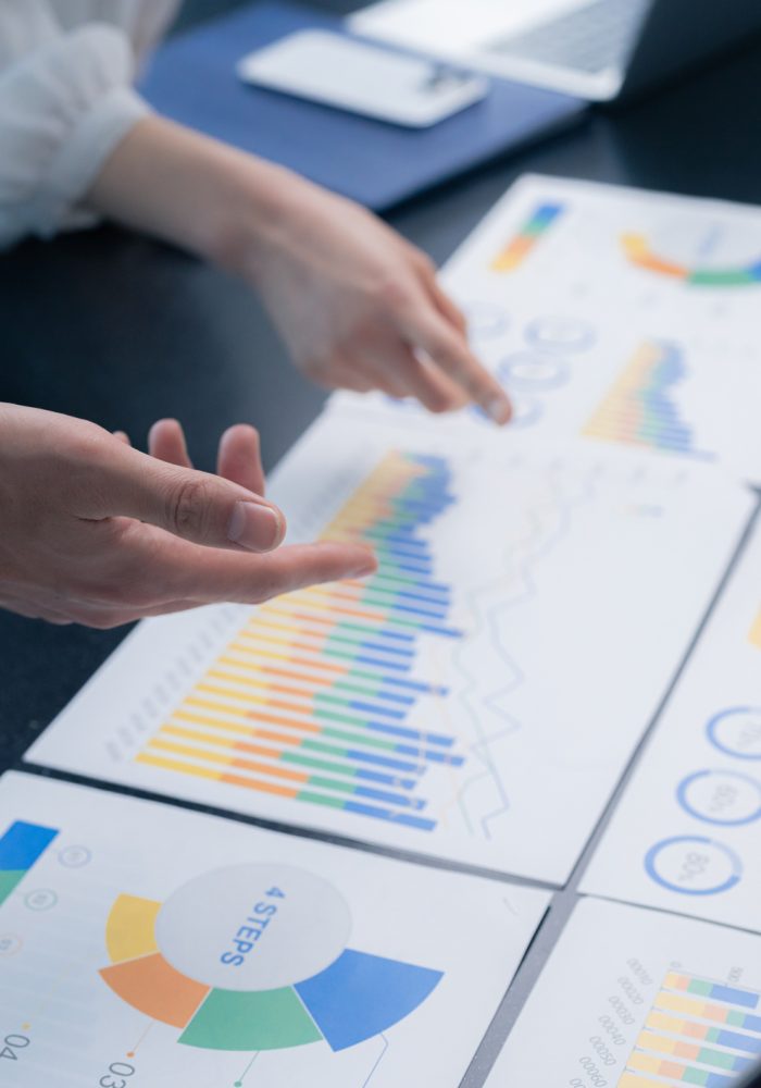 Business people having a meeting