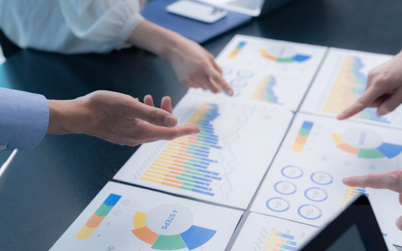 Business people having a meeting